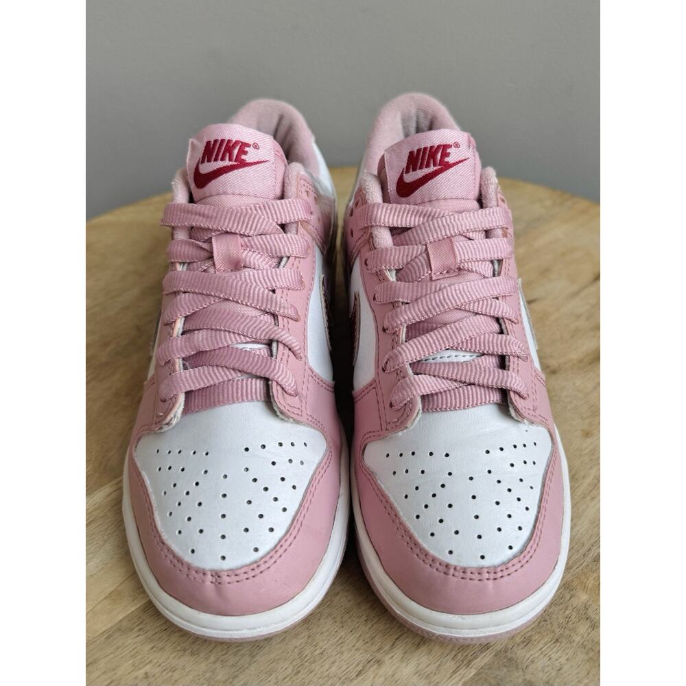 Nike Dunk Low GS Pink Velvet Metallic DO6485-600 Girls 5 Y Women 6.5 Sneakers - Picture 4 of 10